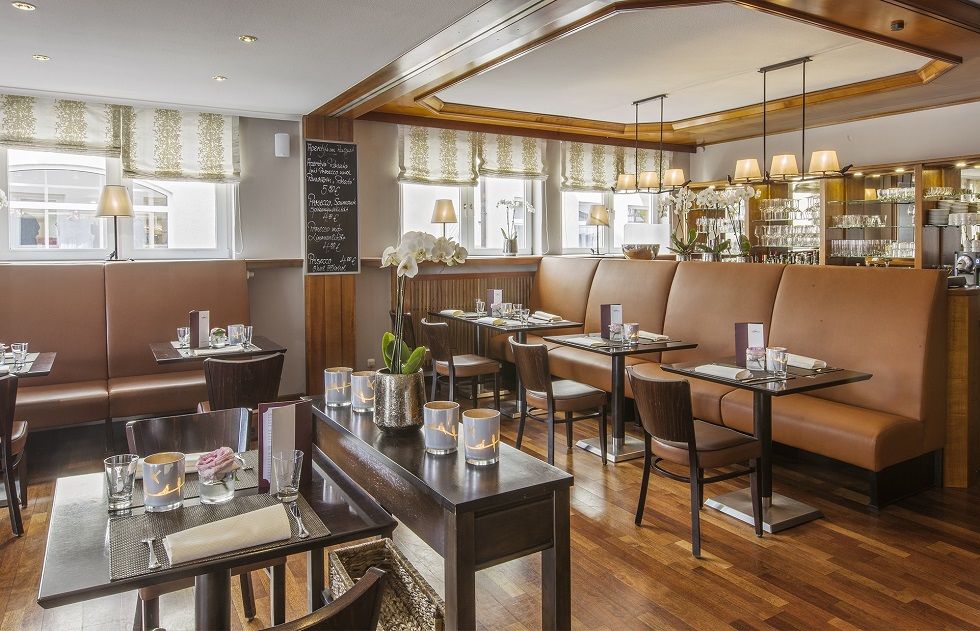 Romantik Hotel Schubert เลาเทอร์บาค ร้านอาหาร รูปภาพ
